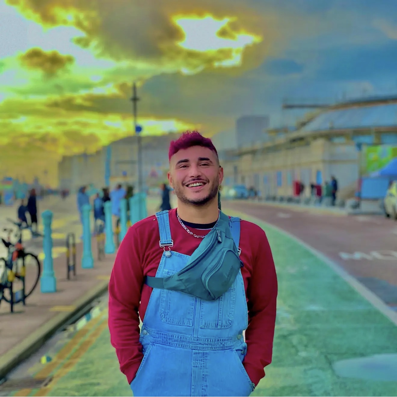 Abdou El Wahid Graichi Cucarella, founder and editor of ImJustBrighton